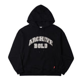 ARCHIVE BOLD (アーカイブボールド)　ARCH LOGO HOOD (BLACK)