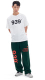 ARCHIVE BOLD (アーカイブボールド)　939 LOGO SWEAT PANTS (DEEP GREEN)