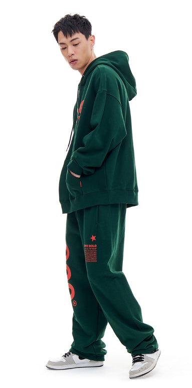 ARCHIVE BOLD (アーカイブボールド)　939 LOGO SWEAT PANTS (DEEP GREEN)