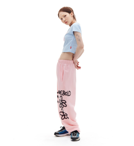 ARCHIVE BOLD (アーカイブボールド) 939 DAISY SWEAT PANTS (PINK