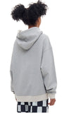 ARCHIVE BOLD (アーカイブボールド)　AB EMBLEM MIX HOOD (GRAY)