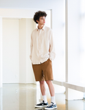 EZKATON (エズカートン)　Soft Basic Short Pants Brown SHSP6599