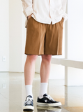 EZKATON (エズカートン)　Soft Basic Short Pants Brown SHSP6599