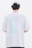 ROMANTIC CROWN(ロマンティック クラウン) ORANGE LOGO SLOGAN TEE_LIGHT GREY