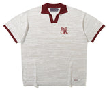 ROMANTIC CROWN(ロマンティック クラウン) RECENT LOGO POLO SHIRT_LIGHT GREY