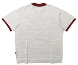 ROMANTIC CROWN(ロマンティック クラウン) RECENT LOGO POLO SHIRT_LIGHT GREY