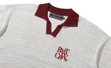 ROMANTIC CROWN(ロマンティック クラウン) RECENT LOGO POLO SHIRT_LIGHT GREY