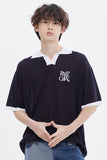 ROMANTIC CROWN(ロマンティック クラウン) RECENT LOGO POLO SHIRT_NAVY