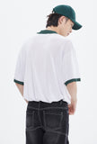 ROMANTIC CROWN(ロマンティック クラウン)  RECENT LOGO POLO SHIRT_WHITE