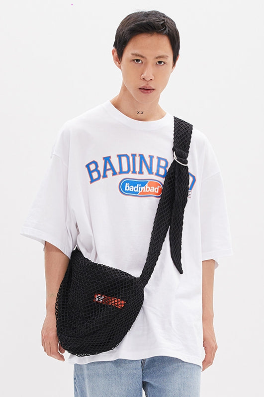 ベドインベド(BADINBAD) NET UTILITY CROSS BAG_BLACK