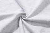 ROMANTIC CROWN(ロマンティック クラウン) HENRY NECK LOGO TEE_LIGHT GREY