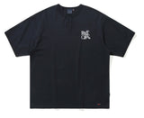 ROMANTIC CROWN(ロマンティック クラウン) HENRY NECK LOGO TEE_NAVY