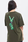 ROMANTIC CROWN(ロマンティック クラウン) SELVAS TEE_MELANGE KHAKI