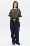 ROMANTIC CROWN(ロマンティック クラウン) SELVAS TEE_MELANGE KHAKI