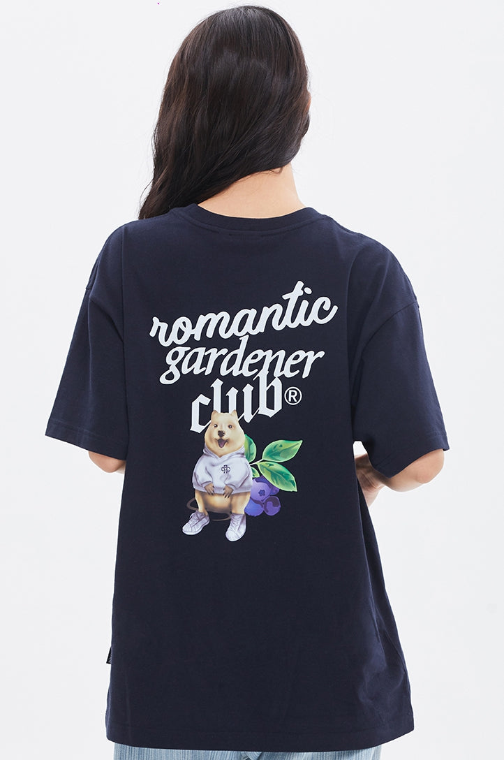 ROMANTIC CROWN(로맨틱 크라운) FRUIT QUOKKA TEE_NAVY