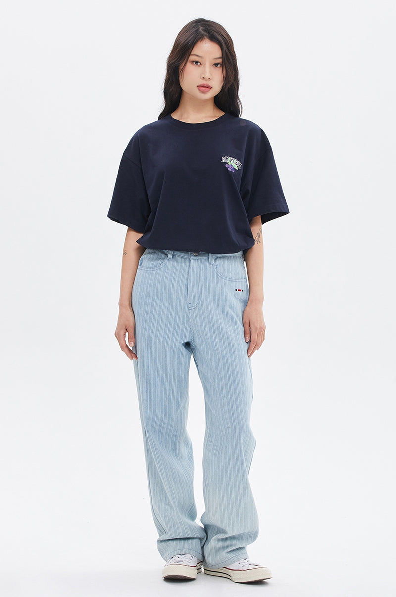 ROMANTIC CROWN(로맨틱 크라운) FRUIT QUOKKA TEE_NAVY
