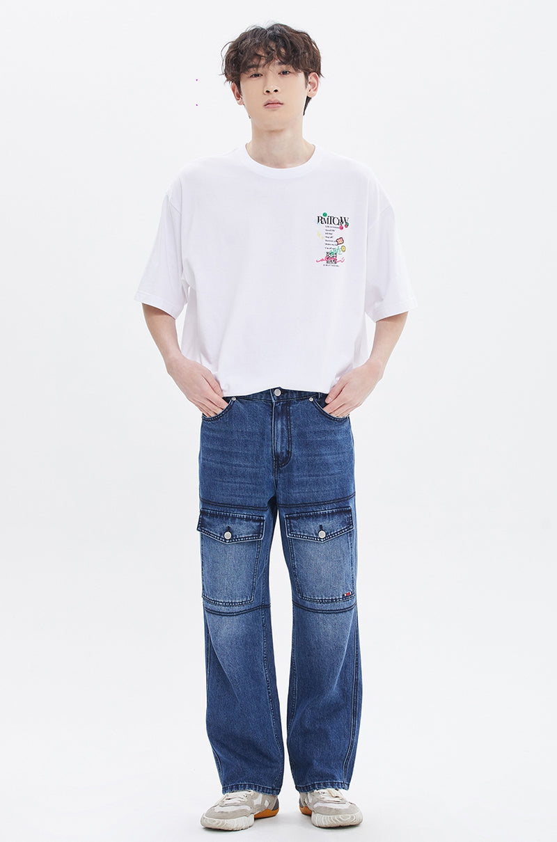 ROMANTIC CROWN(로맨틱 크라운) TAKE SLOGAN TEE_WHITE