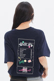 ROMANTIC CROWN(ロマンティック クラウン) TAKE SLOGAN TEE_NAVY