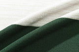 ROMANTIC CROWN(ロマンティック クラウン) STRIPE KNIT POLO_GREEN