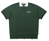 ROMANTIC CROWN(ロマンティック クラウン) RECENT LOGO KNIT POLO_GREEN