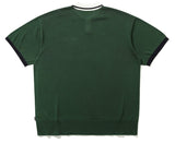 ROMANTIC CROWN(ロマンティック クラウン) RECENT LOGO KNIT POLO_GREEN