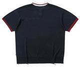 ROMANTIC CROWN(ロマンティック クラウン) RECENT LOGO KNIT POLO_NAVY