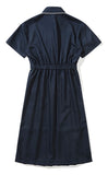 ROMANTIC CROWN(ロマンティック クラウン) PLEATS SUMMER DRESS_NAVY