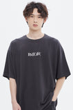 ROMANTIC CROWN(ロマンティック クラウン) RECENT ESSENTIAL LOGO TEE_CHARCOAL