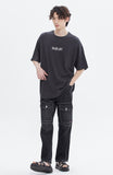 ROMANTIC CROWN(ロマンティック クラウン) RECENT ESSENTIAL LOGO TEE_CHARCOAL