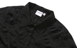 TARGETTO(ターゲット) WRINKLE CROP SHIRT_BLACK