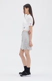 TARGETTO(ターゲット) ASHMETRY LACE UP SKIRT_LIGHT GREY