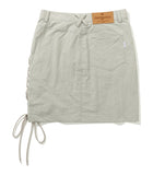 TARGETTO(ターゲット) ASHMETRY LACE UP SKIRT_LIGHT GREY