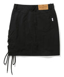 TARGETTO(ターゲット) ASHMETRY LACE UP SKIRT_BLACK