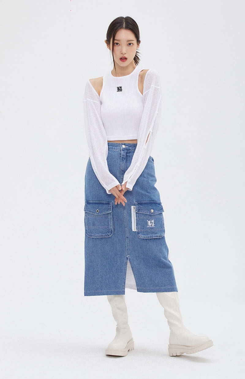 TARGETTO(ターゲット) HALF AND HALF SKIRT_MIX