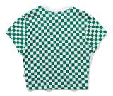 TARGETTO(ターゲット) CHECKERBOARD SLIM TEE SHIRT_GREEN