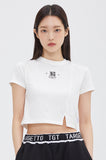 TARGETTO(ターゲット) SLIT SLIM TEE SHIRT_WHITE