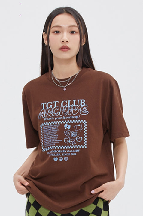 TARGETTO(ターゲット) ARCHIVE TEE SHIRT_BROWN