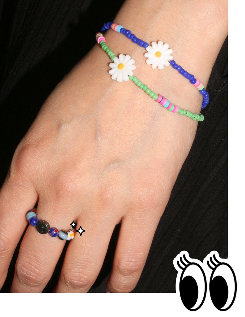 BLACKPURPLE (ブラックパープル) Natival Beads Ring