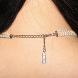 BLACKPURPLE (ブラックパープル) Petit B Pearl Layered Necklace