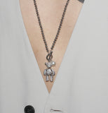 BLACKPURPLE (ブラックパープル) happy bear mini ball necklace