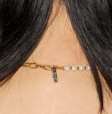 BLACKPURPLE (ブラックパープル) blair pearl necklace