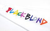 ブラックブロンド(BLACKBLOND) BBD Rainbow Graffiti Logo Number Hoodie (White)