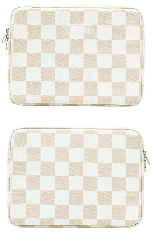 オルモストブルー(Almost Blue) CHECKERBOARD LAPTOP POUCH