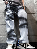 ブラックブロンド(BLACKBLOND) BBD Sprayed Custom Denim Pants (Light Blue)