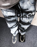 ブラックブロンド(BLACKBLOND) BBD Sprayed Custom Denim Pants (Light Blue)