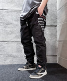 ブラックブロンド(BLACKBLOND) BBD History Smile Logo Cargo Jogger Pants (Black)