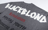 ブラックブロンド(BLACKBLOND) BBD History Pigment T-Shirt (Gray)