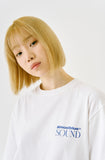 オルモストブルー(Almost Blue) ALMOSTBLUE SOUND GRAPHIC T-SHIRT - VINYL SHOP