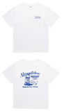 オルモストブルー(Almost Blue) ALMOSTBLUE SOUND GRAPHIC T-SHIRT - PENCIL CARTOON