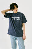 オルモストブルー(Almost Blue) ALMOSTBLUE SOUND LOGO T-SHIRT - NAVY